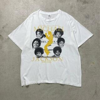 00年代 Michael Jackson マイケル・ジャクソン 追悼デザイン アーティストTシャツ メンズXL(Tシャツ/カットソー(半袖/袖なし))