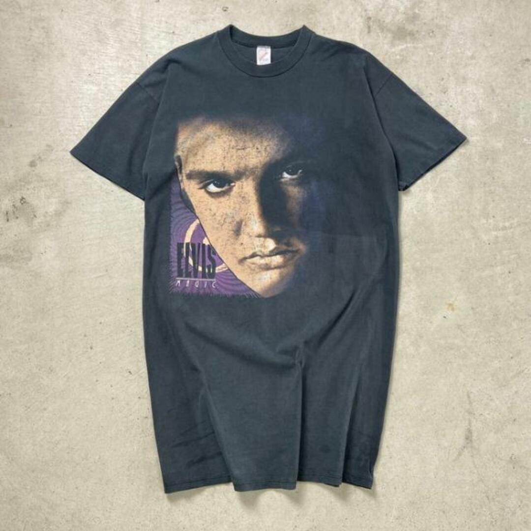 90年代 USA製 ELVIS PRESLEY エルヴィス・プレスリー アーティストTシャツ Tワンピ ビッグサイズ メンズ レディース レディースのトップス(Tシャツ(半袖/袖なし))の商品写真