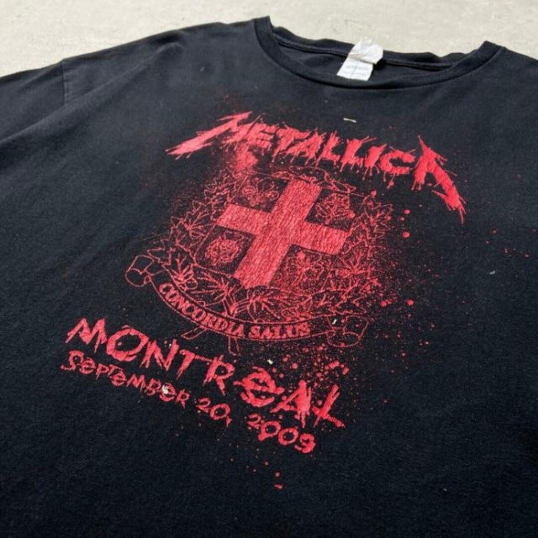 00年代 METALLICA メタリカ バンドTシャツ バンT ツアー メンズ2XL メンズのトップス(Tシャツ/カットソー(半袖/袖なし))の商品写真