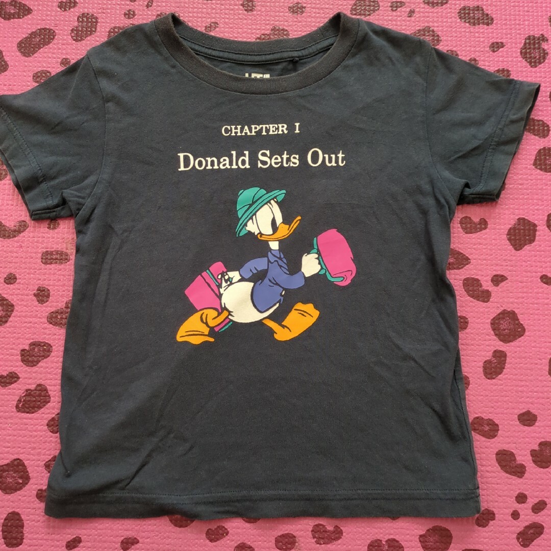 Disney(ディズニー)のキッズＴシャツ　ディズニー　ネイビー　ドナルド　100 キッズ/ベビー/マタニティのキッズ服女の子用(90cm~)(Tシャツ/カットソー)の商品写真