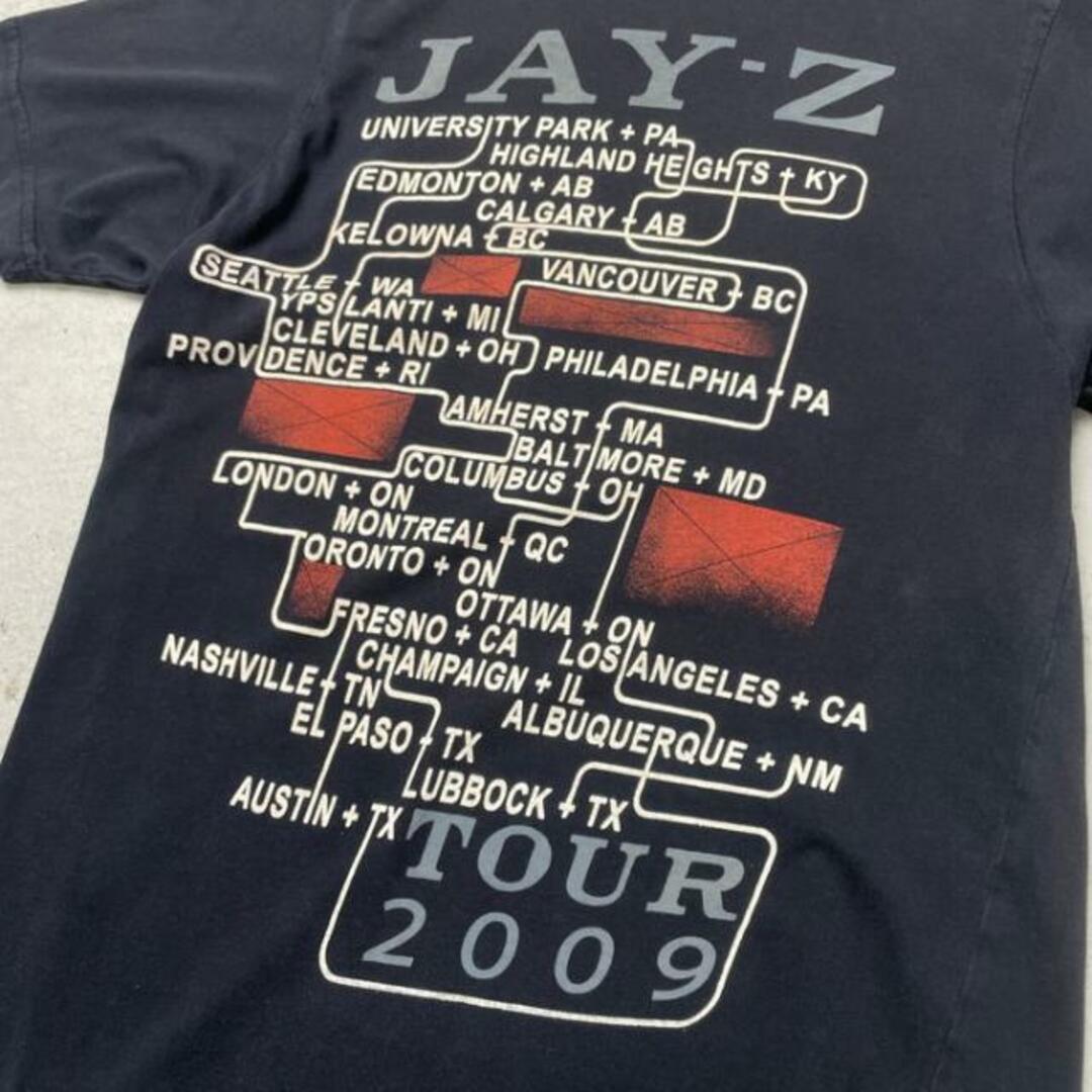 00年代 JAY-Z TOUR2009 ツアーTシャツ ラップ HIPHOP メンズS メンズのトップス(Tシャツ/カットソー(半袖/袖なし))の商品写真