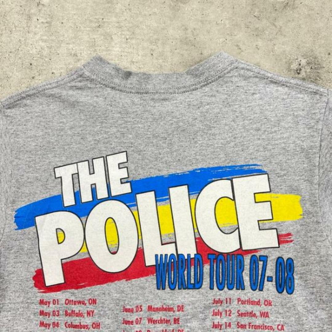 00年代 THE POLICE ポリス Tシャツ 2007 2008 ツアー バンドTシャツ バンT メンズS メンズのトップス(Tシャツ/カットソー(半袖/袖なし))の商品写真