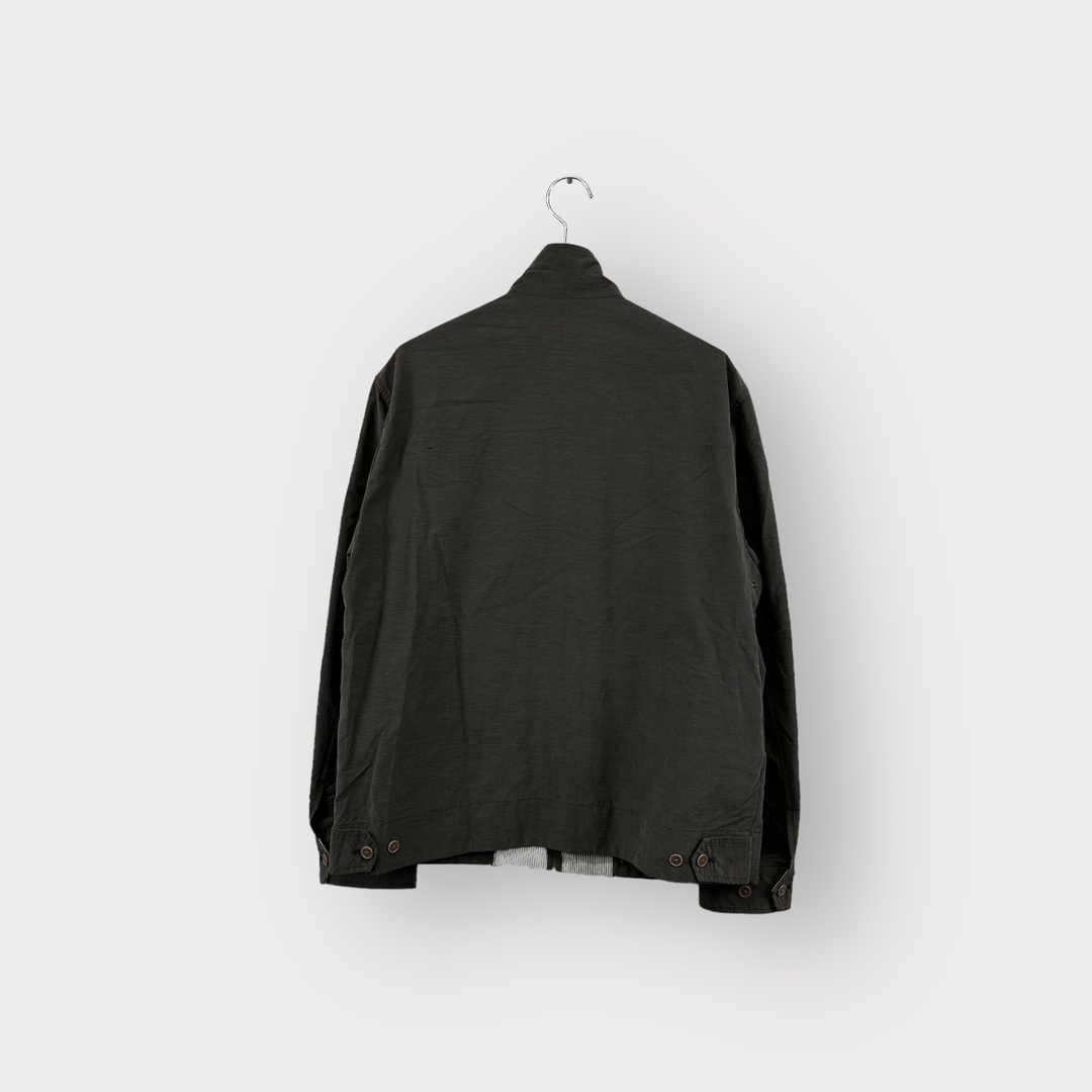 23区HOMMEニジュウサンク ジップブルゾン ナイロン グレー系 サイズ48 ヴィンテージ 衣A 6 メンズのジャケット/アウター(ブルゾン)の商品写真