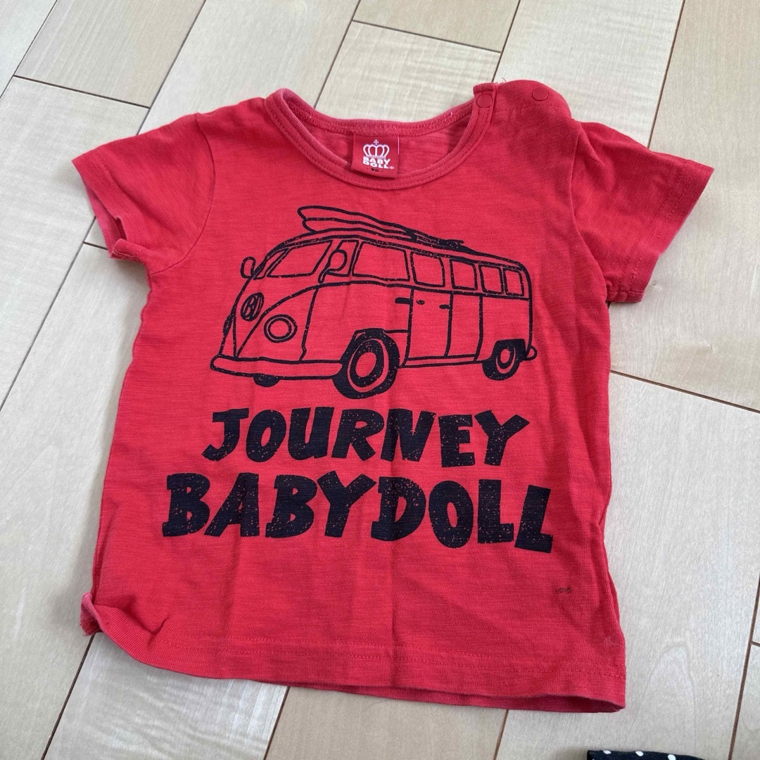 BABYDOLL(ベビードール)のプリントTシャツ キッズ/ベビー/マタニティのキッズ服男の子用(90cm~)(Tシャツ/カットソー)の商品写真