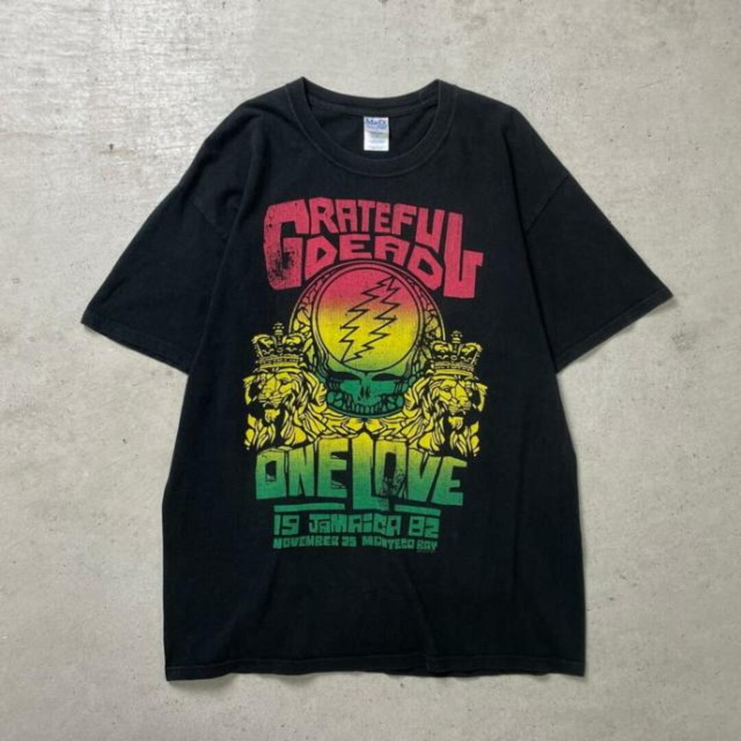 00年代 GRATEFUL DEAD ONE LOVE JAMAICA 1982 バンドTシャツ バンT メンズL メンズのトップス(Tシャツ/カットソー(半袖/袖なし))の商品写真