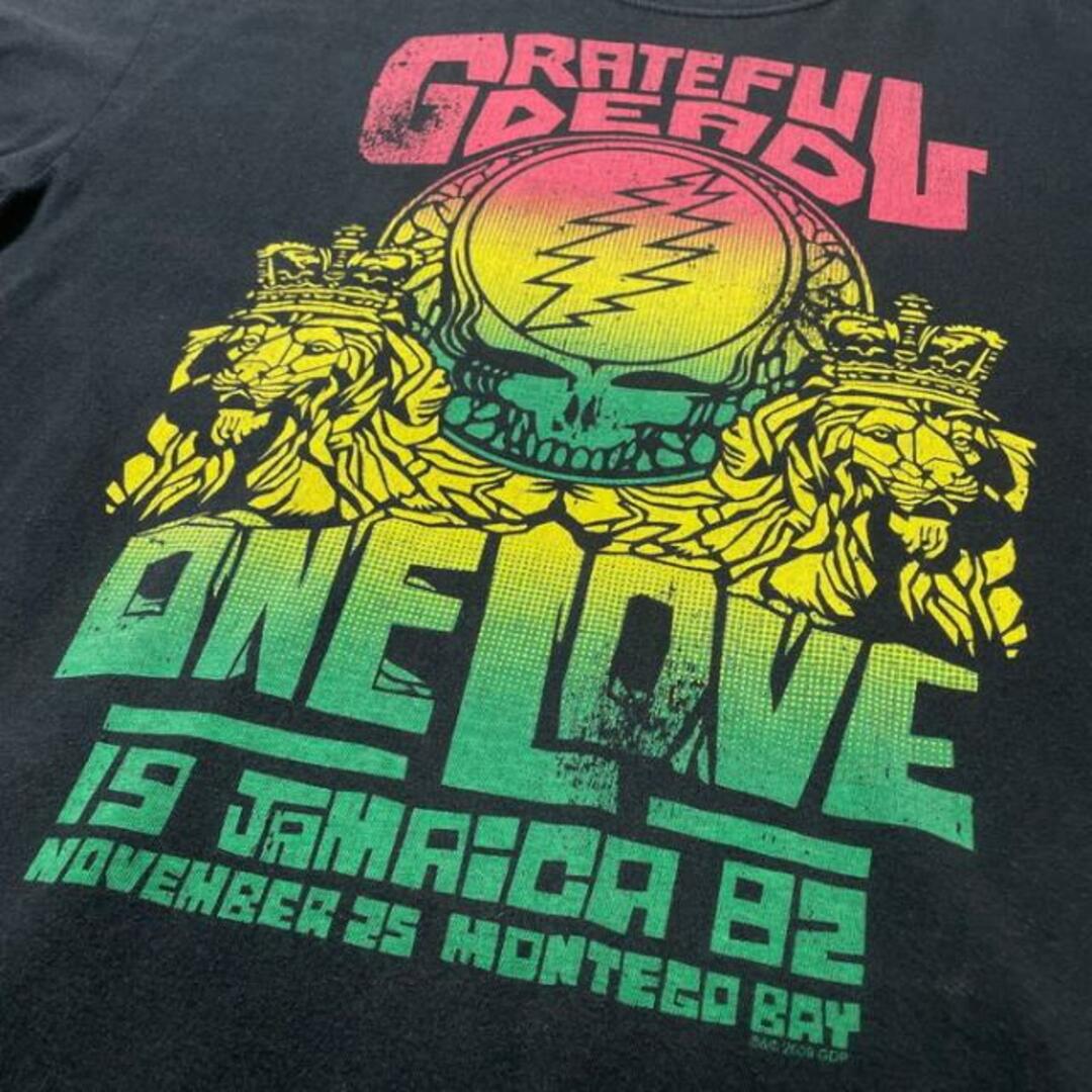 00年代 GRATEFUL DEAD ONE LOVE JAMAICA 1982 バンドTシャツ バンT メンズL メンズのトップス(Tシャツ/カットソー(半袖/袖なし))の商品写真