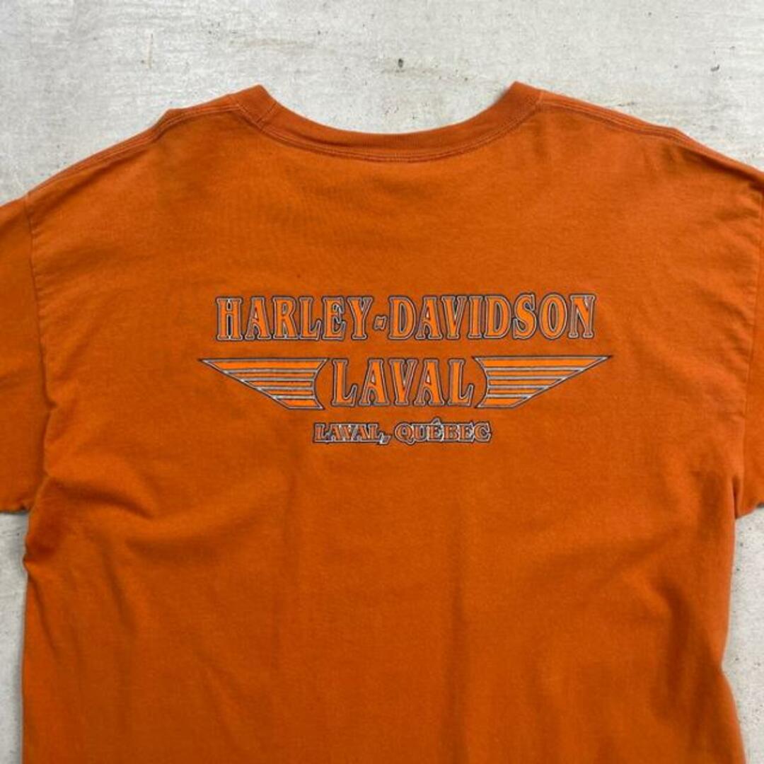 Harley-Davidson ハーレーダビッドソン ロゴプリント ロングTシャツ ロンT メンズXL相当 メンズのトップス(Tシャツ/カットソー(七分/長袖))の商品写真