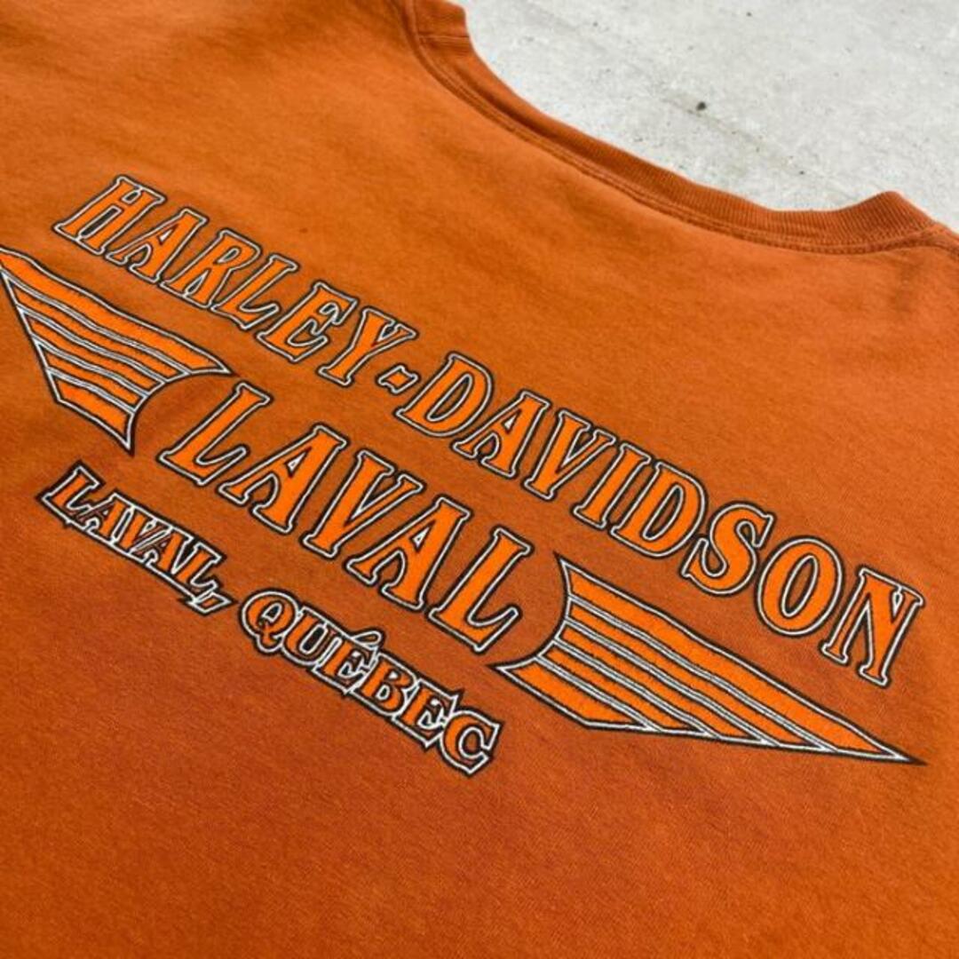 Harley-Davidson ハーレーダビッドソン ロゴプリント ロングTシャツ ロンT メンズXL相当 メンズのトップス(Tシャツ/カットソー(七分/長袖))の商品写真