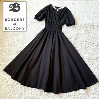 ボーダーズアットバルコニー(BORDERS at BALCONY)のBORDERDS at BALCONY  リゾートドレス カシュクールワンピース(ロングワンピース/マキシワンピース)