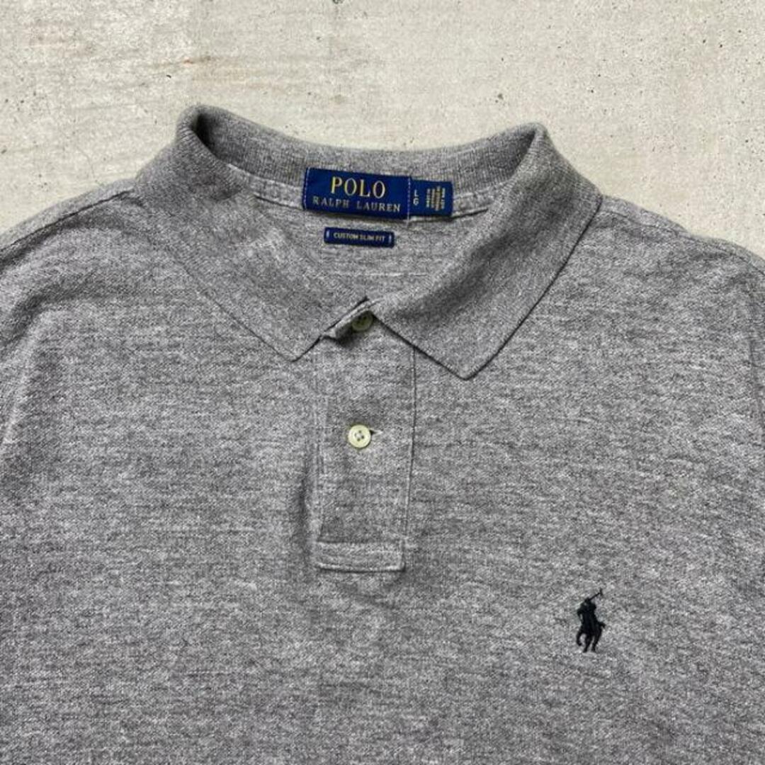 Ralph Lauren(ラルフローレン)のPolo Ralph Lauren ポロラルフローレン 半袖 ポロシャツ CUSTOM SLIM FIT メンズL メンズのトップス(ポロシャツ)の商品写真