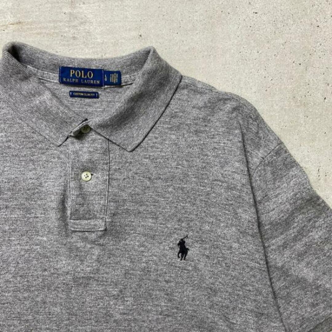 Ralph Lauren(ラルフローレン)のPolo Ralph Lauren ポロラルフローレン 半袖 ポロシャツ CUSTOM SLIM FIT メンズL メンズのトップス(ポロシャツ)の商品写真