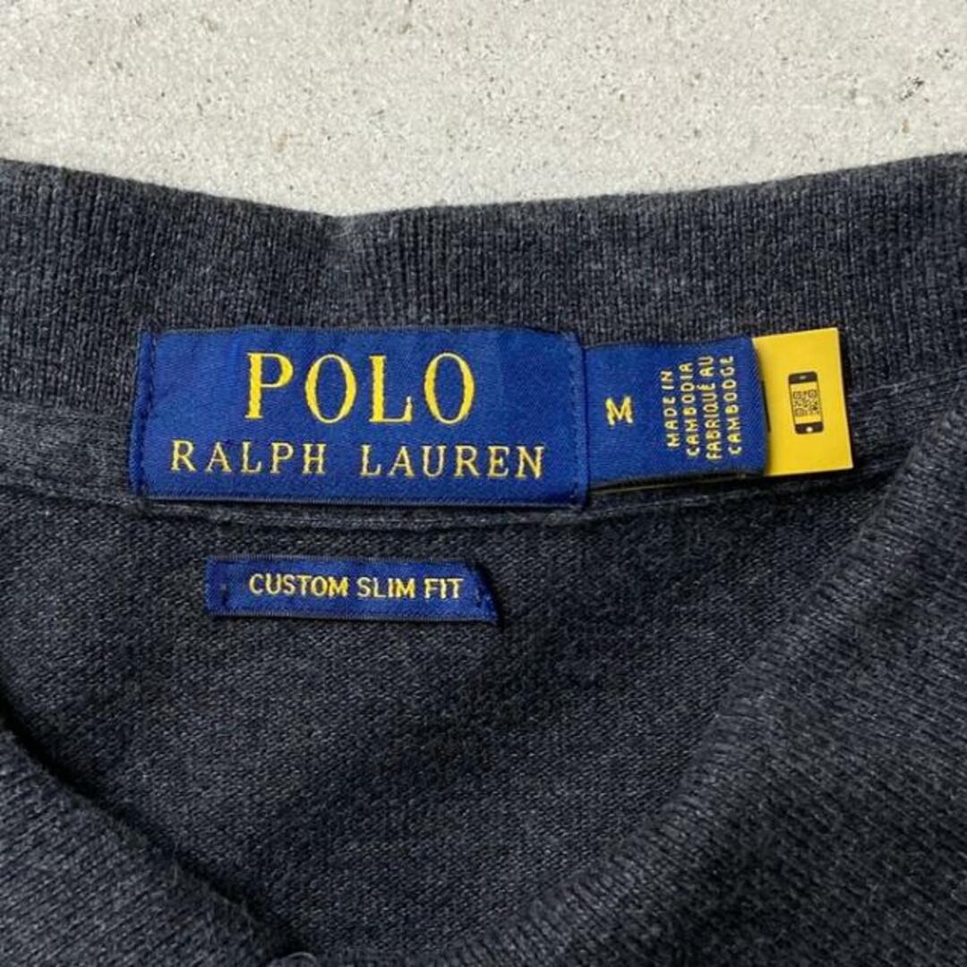 Ralph Lauren(ラルフローレン)のPolo Ralph Lauren ポロラルフローレン 半袖 ポロシャツ CUSTOM SLIM FIT メンズM メンズのトップス(ポロシャツ)の商品写真