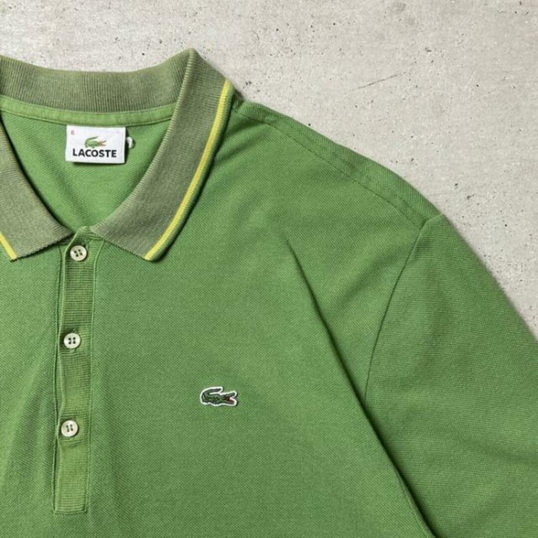 LACOSTE(ラコステ)のLACOSTE ラコステ フレンチラコステ 鹿の子 ポロシャツ メンズL相当 メンズのトップス(ポロシャツ)の商品写真