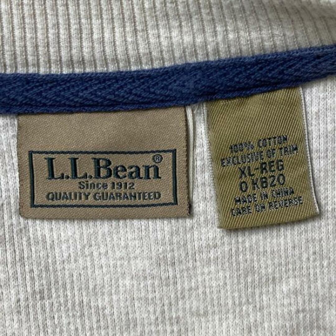 L.L.Bean(エルエルビーン)のL.L.Bean エルエルビーン 鹿の子 ヘンリーネック Tシャツ メンズXL メンズのトップス(Tシャツ/カットソー(半袖/袖なし))の商品写真