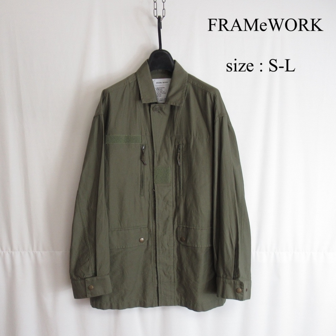 FRAMeWORK(フレームワーク)のFRAMeWORK M-64 ミリタリー ジャケット ブルゾン フランス軍 F レディースのジャケット/アウター(ミリタリージャケット)の商品写真