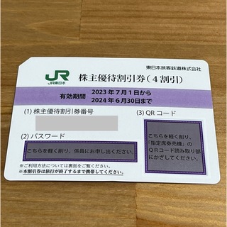 JR - JR東日本 株主優待券 即日発送