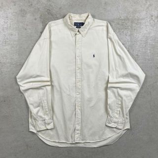 ラルフローレン(Ralph Lauren)の90年代 Ralph Lauren ラルフローレン コットンツイルシャツ BLAIRE ボタンダウン メンズ2XL(シャツ)