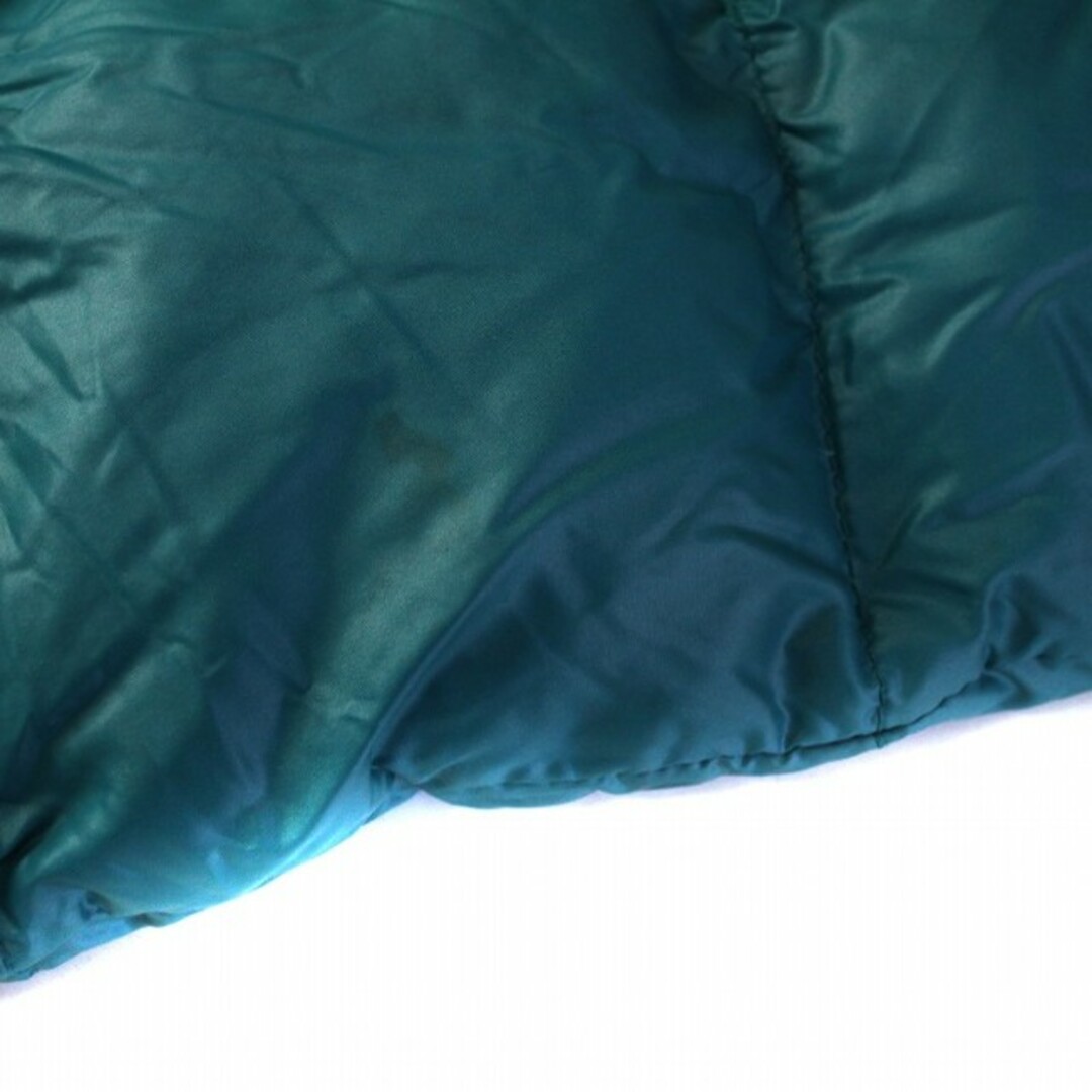 DUVETICA(デュベティカ)のデュベティカ アダラ ダウンジャケット ラクーンファー フード付き 42 M 緑 レディースのジャケット/アウター(ダウンジャケット)の商品写真