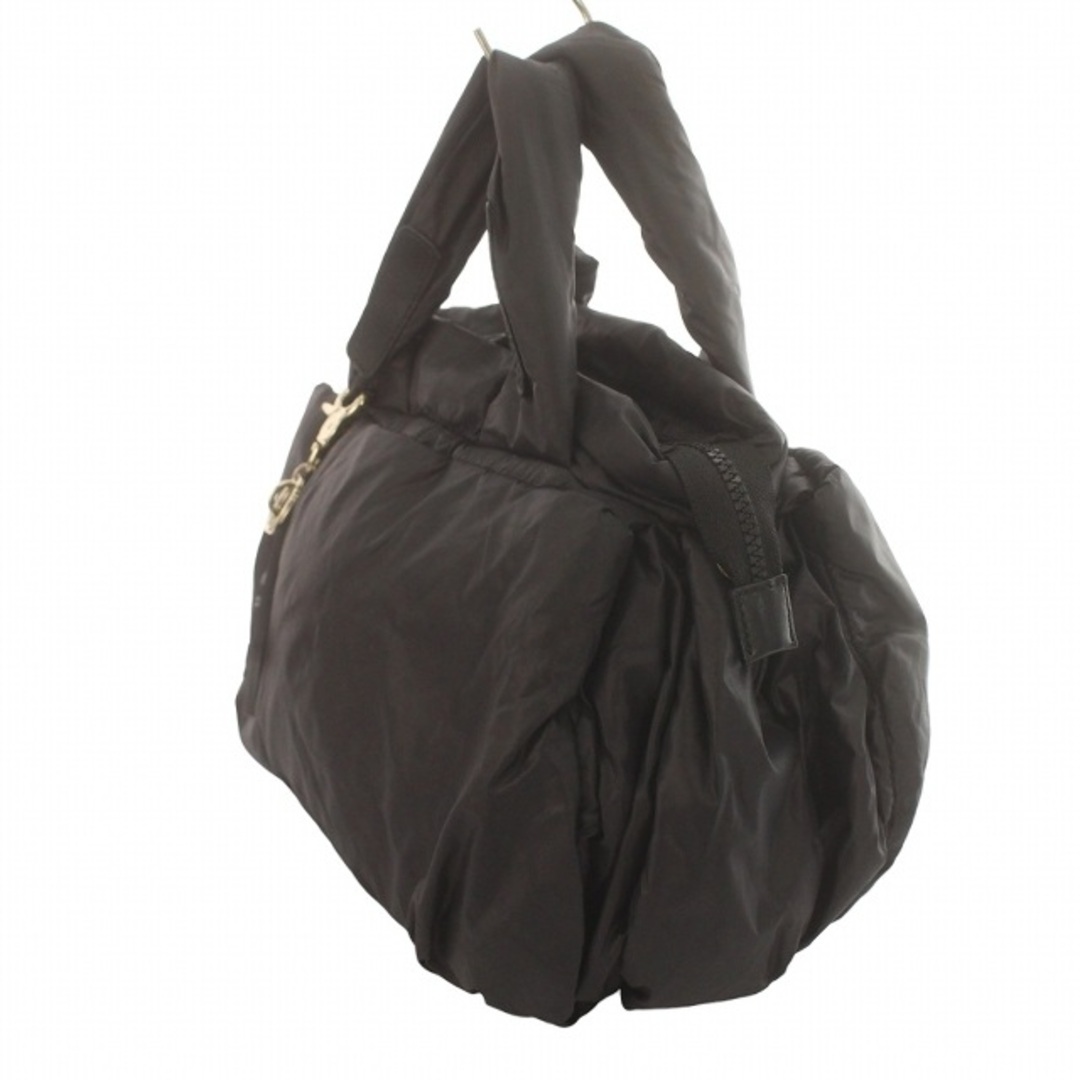 SEE BY CHLOE(シーバイクロエ)のシーバイクロエ ジョイライダー ハンドバッグ ナイロン ロゴチャーム 黒 レディースのバッグ(ハンドバッグ)の商品写真