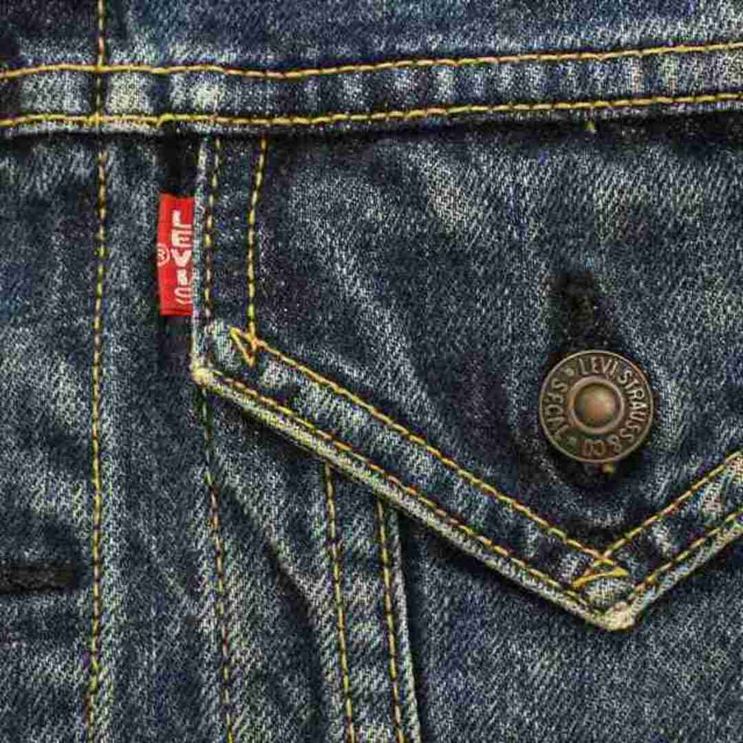 Levi's(リーバイス)のLevi's 90s 71557 3rd 復刻 デニムジャケット 34 S 青 メンズのジャケット/アウター(Gジャン/デニムジャケット)の商品写真