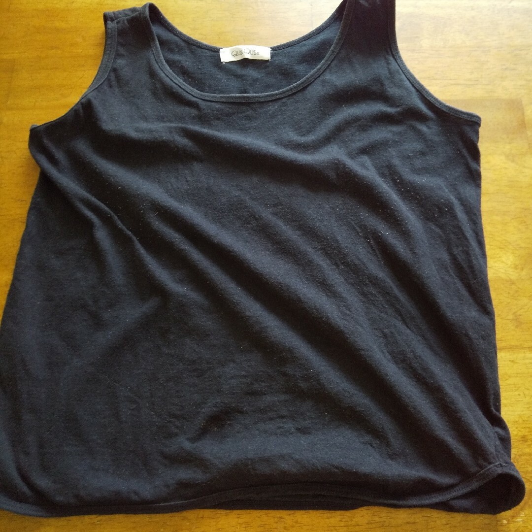タンクトップ黒 メンズのトップス(Tシャツ/カットソー(半袖/袖なし))の商品写真