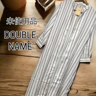 ダブルネーム(DOUBLE NAME)の【未使用 タグ付】 DOUBLE NAME ダブルネーム シャツ ロング(シャツ/ブラウス(長袖/七分))