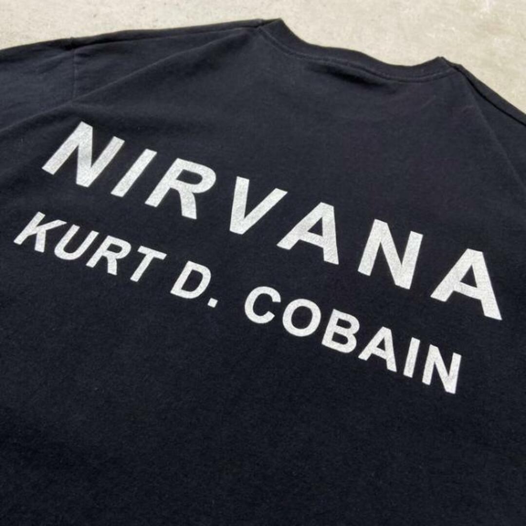 NIRVANA KURT D. COBAIN ニルヴァーナ カート・コバーン バンドTシャツ バンT アーティスト メンズM メンズのトップス(Tシャツ/カットソー(半袖/袖なし))の商品写真