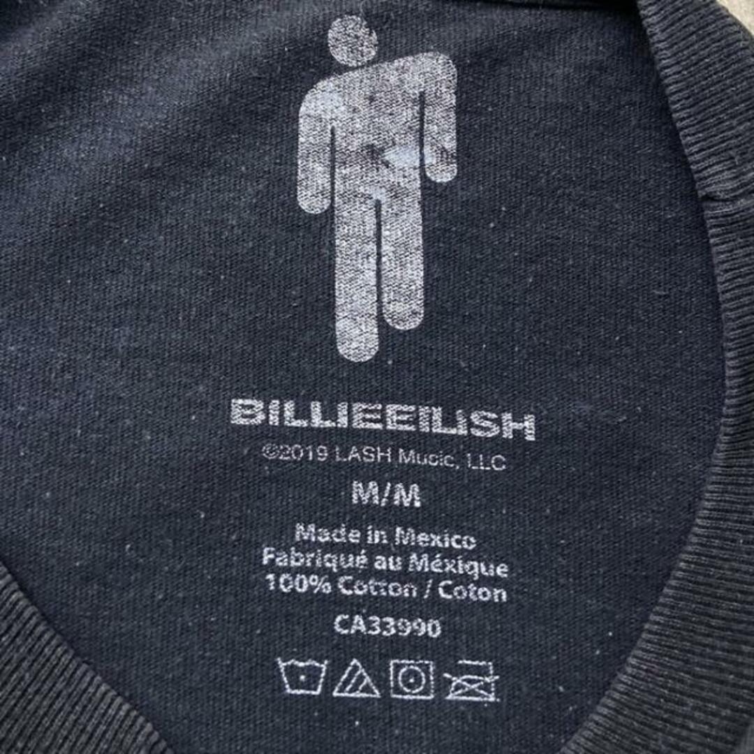 00年代 Billie Eilish ビリーアイリッシュ アーティスト バンドTシャツ バンT メンズM メンズのトップス(Tシャツ/カットソー(半袖/袖なし))の商品写真