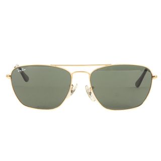 レイバン(Ray-Ban)のRay Ban レイバン 90s B&L キャラバン サングラス BAUSCH & LOMB社製 / W1598 CARAVAN ゴールドフレーム グリーンレンズ 57□16 ブランド 眼鏡【メンズ】【中古】(サングラス/メガネ)