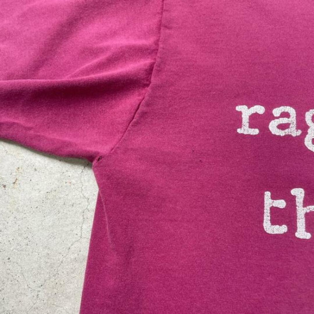 00年代 RAGE AGAINST THE MACHINE レイジ・アゲインスト・ザ・マシン バンドTシャツ バンT メンズM-L相当 メンズのトップス(Tシャツ/カットソー(半袖/袖なし))の商品写真
