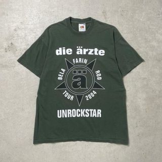 00年代 Die Arzte バンドTシャツ バンT ツアー メンズM(Tシャツ/カットソー(半袖/袖なし))