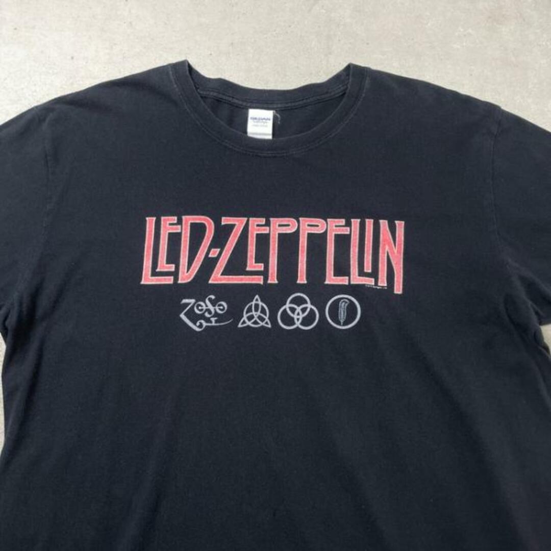 00年代 LED ZEPPELIN レッド・ツェッペリン バンドTシャツ バンT メンズXL メンズのトップス(Tシャツ/カットソー(半袖/袖なし))の商品写真