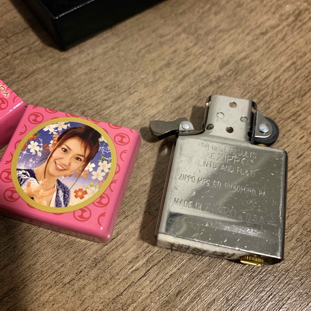 ZIPPO(ジッポー)の【新品未使用】非売品　絶版　チームZ  ZIPPO  大島優子　1個　AKB48 メンズのファッション小物(タバコグッズ)の商品写真