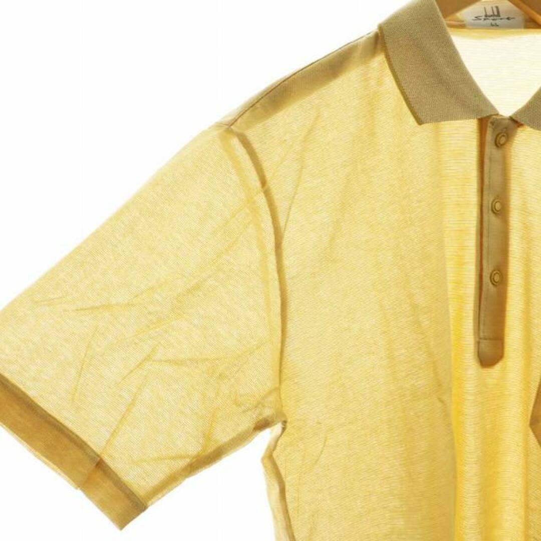 Dunhill(ダンヒル)の dunhill Sport ポロシャツ 半袖 ロゴ刺繍 ハーフボタン LL メンズのトップス(ポロシャツ)の商品写真