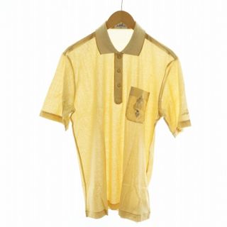 ダンヒル(Dunhill)の dunhill Sport ポロシャツ 半袖 ロゴ刺繍 ハーフボタン LL(ポロシャツ)