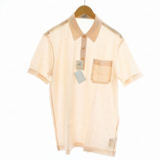 ダンヒル(Dunhill)のdunhill Sport ポロシャツ タグ付き 半袖 ロゴ刺繍 ハーフボタン(ポロシャツ)