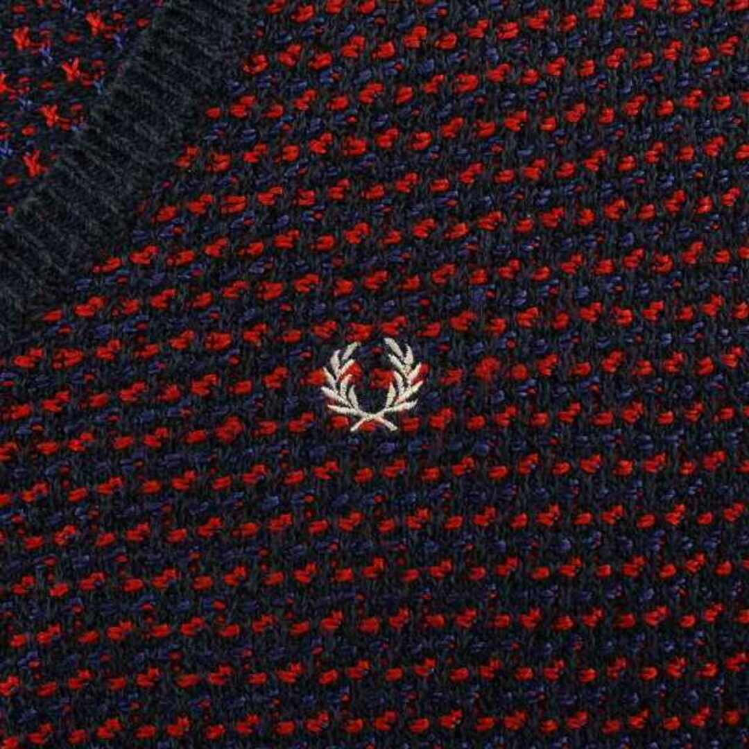 FRED PERRY(フレッドペリー)のフレッドペリー V NECK TEXTURED SWEATER ニット 10 レディースのトップス(ニット/セーター)の商品写真