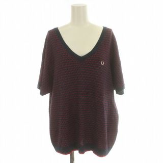 フレッドペリー(FRED PERRY)のフレッドペリー V NECK TEXTURED SWEATER ニット 10(ニット/セーター)