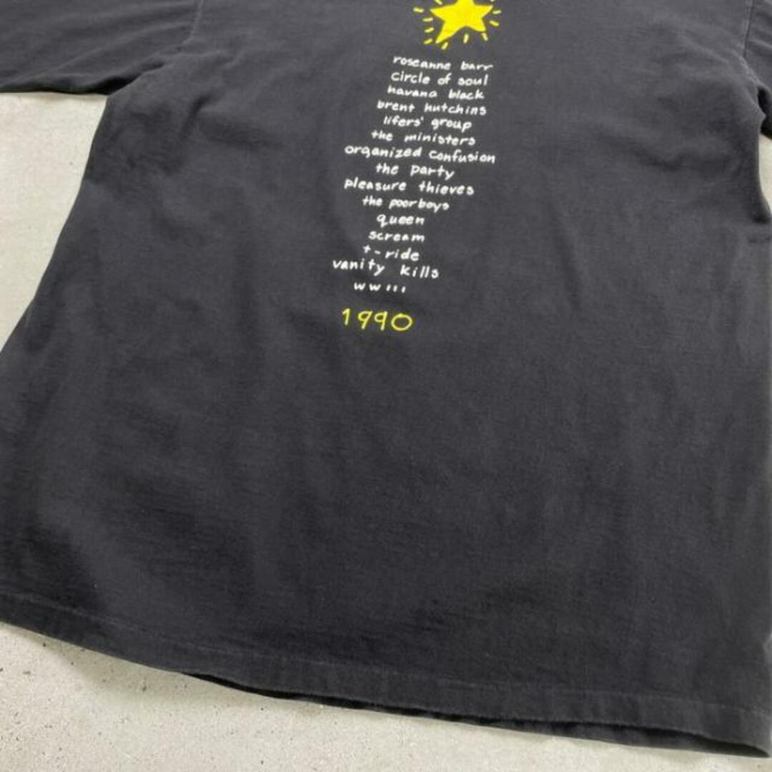 90年代 USA製 HOLLYWOOD RECORDS ロングTシャツ ロンT レコード会社 メンズXL メンズのトップス(Tシャツ/カットソー(七分/長袖))の商品写真
