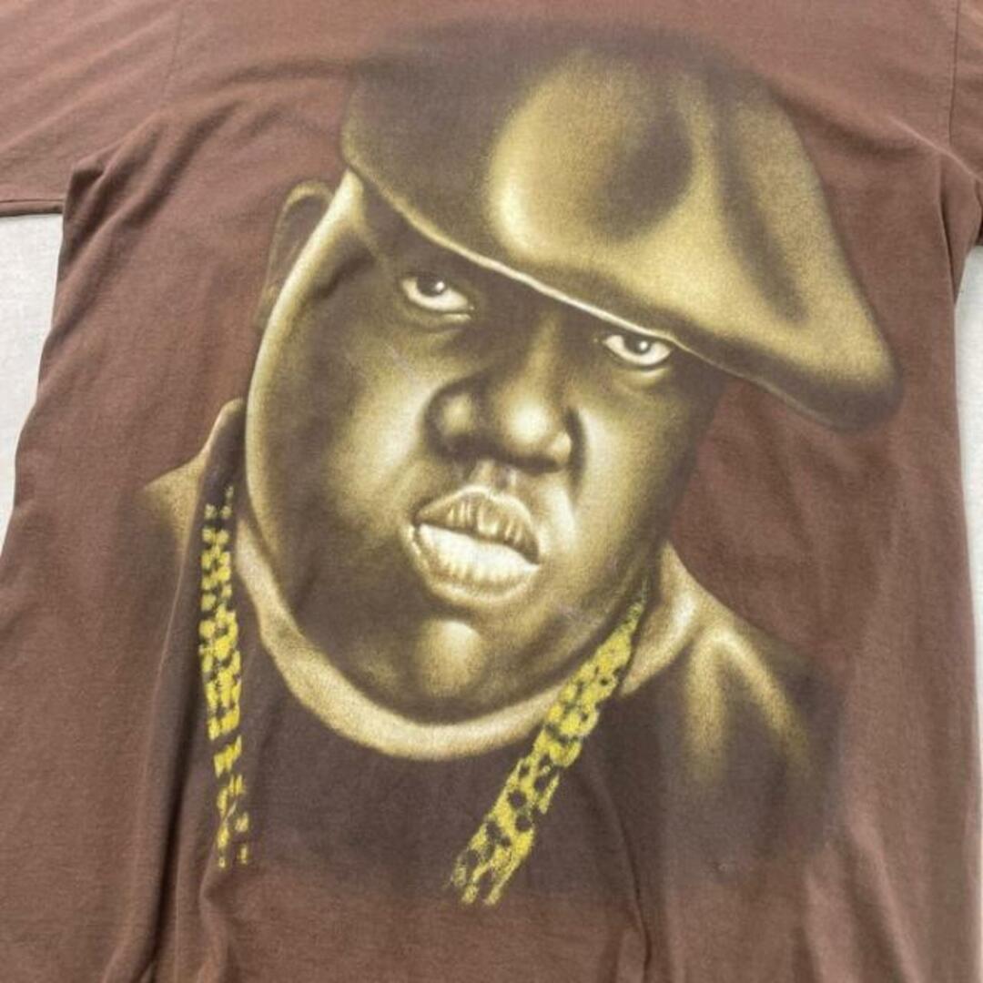 90年代 USA製 the notorious B.I.G. ノトーリアスB.I.G. ヒップホップ ラップT BROOKLYN MINT メンズ4~5XL相当 メンズのトップス(Tシャツ/カットソー(半袖/袖なし))の商品写真