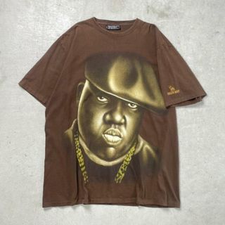 90年代 USA製 the notorious B.I.G. ノトーリアスB.I.G. ヒップホップ ラップT BROOKLYN MINT メンズ4~5XL相当(Tシャツ/カットソー(半袖/袖なし))