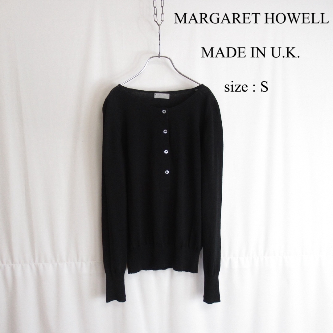 MARGARET HOWELL(マーガレットハウエル)のMARGARET HOWELL メリノ ウール プルオーバー セーター 英国製 レディースのトップス(ニット/セーター)の商品写真