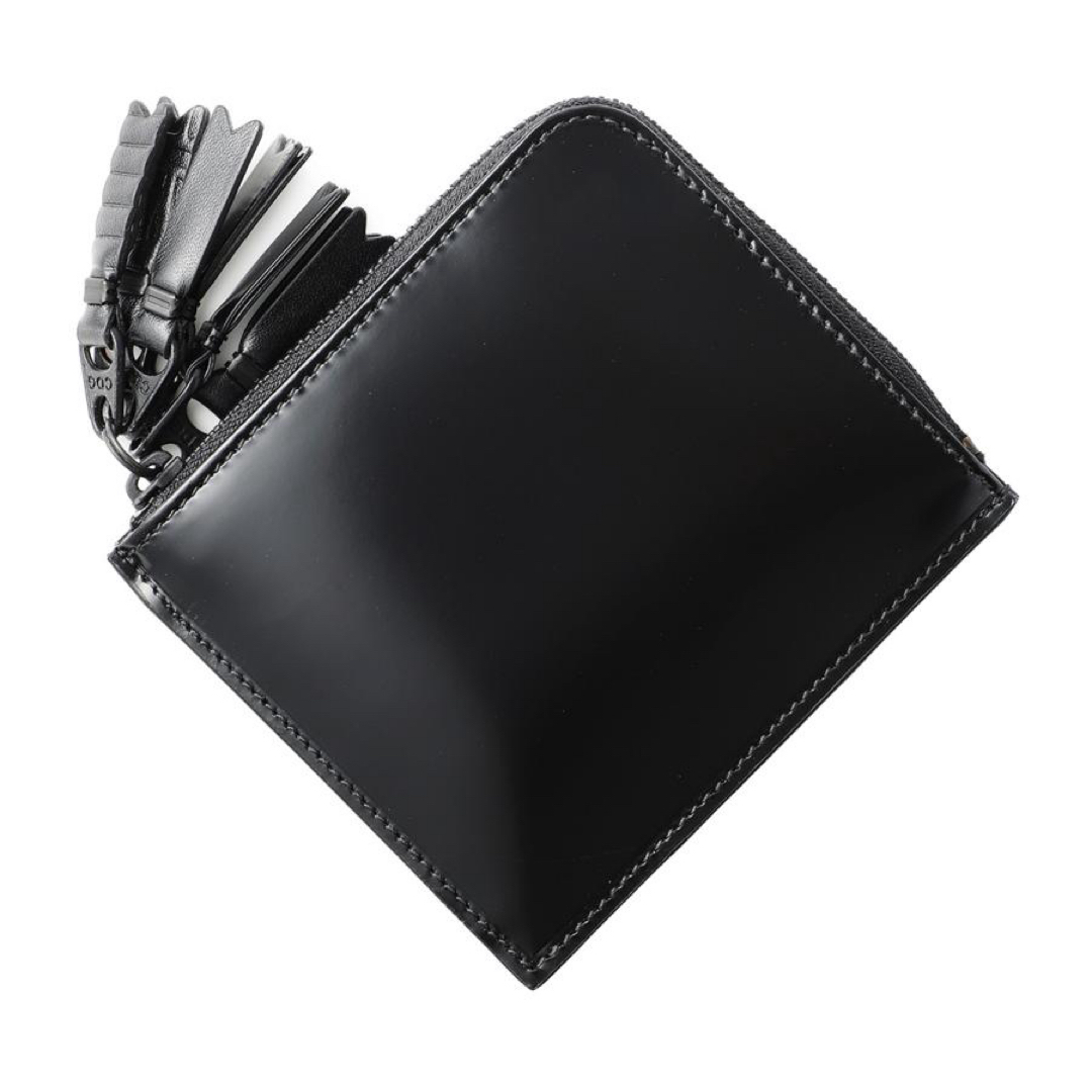 WALLET COMME des GARCONS(ウォレットコムデギャルソン)の新品 コムデギャルソン L字型ジップ財布 オールブラック SA3100ZM メンズのファッション小物(コインケース/小銭入れ)の商品写真