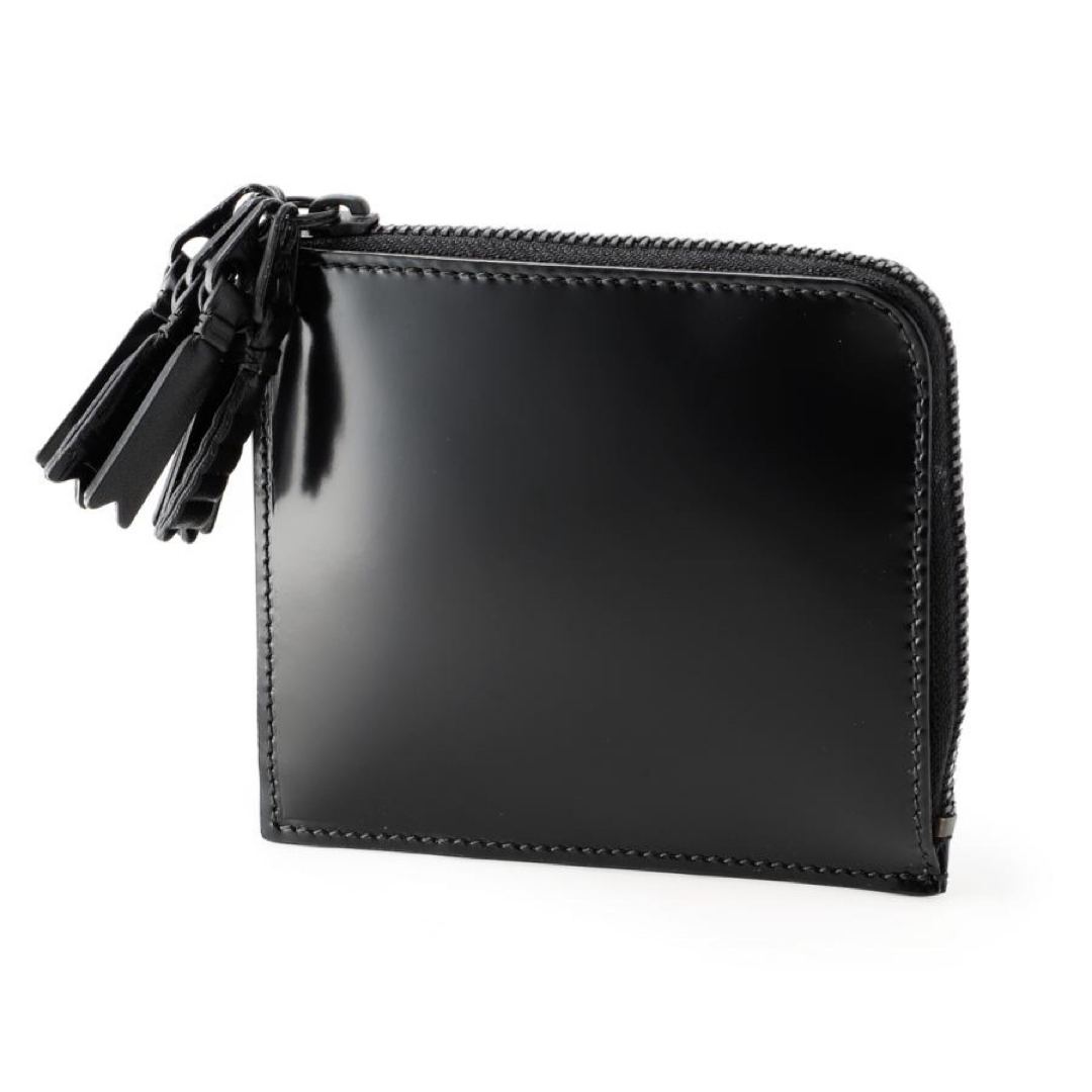 WALLET COMME des GARCONS(ウォレットコムデギャルソン)の新品 コムデギャルソン L字型ジップ財布 オールブラック SA3100ZM メンズのファッション小物(コインケース/小銭入れ)の商品写真