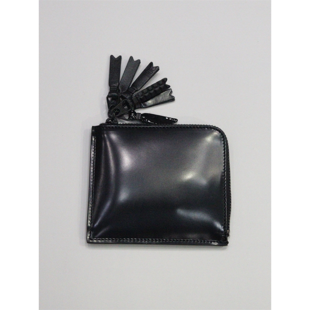 WALLET COMME des GARCONS(ウォレットコムデギャルソン)の新品 コムデギャルソン L字型ジップ財布 オールブラック SA3100ZM メンズのファッション小物(コインケース/小銭入れ)の商品写真