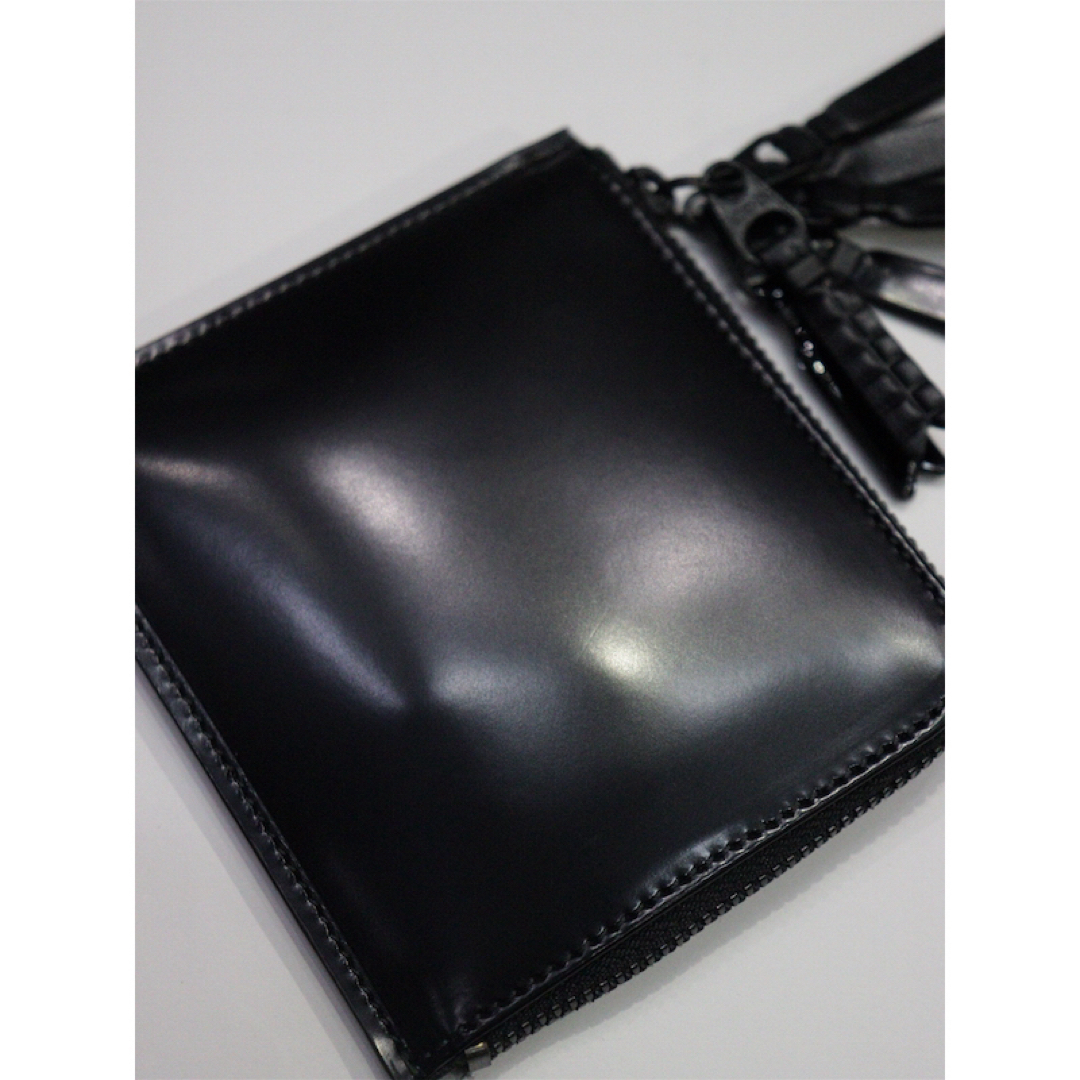 WALLET COMME des GARCONS(ウォレットコムデギャルソン)の新品 コムデギャルソン L字型ジップ財布 オールブラック SA3100ZM メンズのファッション小物(コインケース/小銭入れ)の商品写真