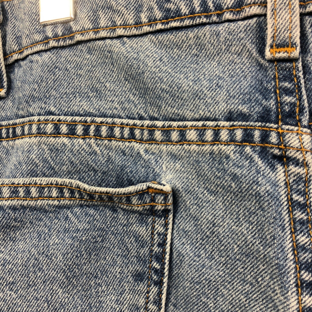 Levi's(リーバイス)の90年代 USA製 Levi's リーバイス 560 デニム ショートパンツ オレンジタブ ライトブルー (メンズ W38) 中古 古着 Q6560 メンズのパンツ(ショートパンツ)の商品写真