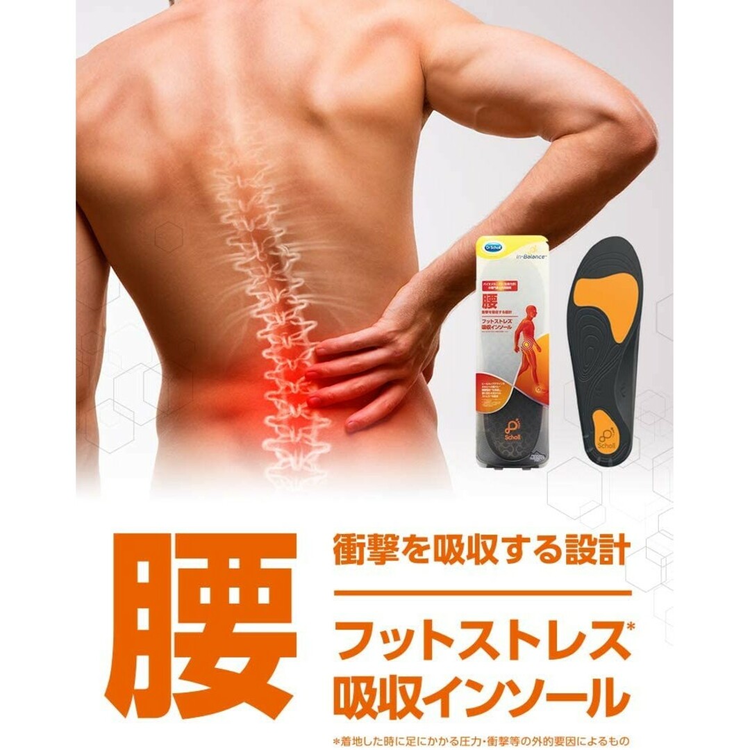 Dr.scholl(ドクターショール)のドクターショール 中敷き インバランス フットストレス吸収インソール 腰 S-M レディースの靴/シューズ(その他)の商品写真