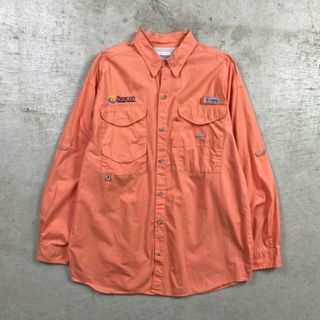 コロンビア(Columbia)のColumbia コロンビア PFG フィッシングシャツ 企業ロゴ刺繍 メンズL(シャツ)