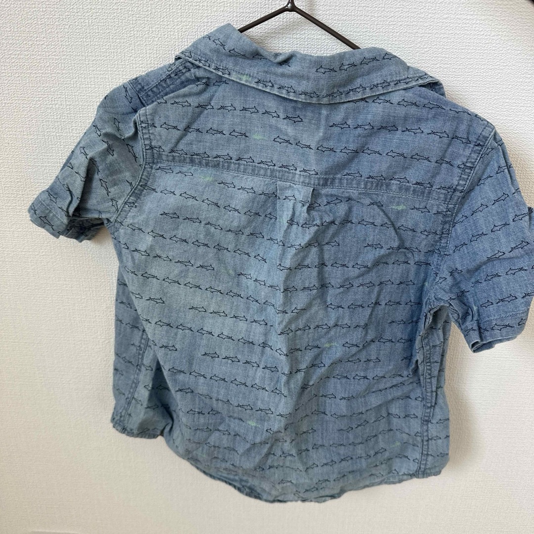 babyGAP(ベビーギャップ)のボタンシャツ キッズ/ベビー/マタニティのキッズ服男の子用(90cm~)(ブラウス)の商品写真